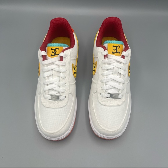 Nike Air Force 1 '07 LX Women's Shoes in Sail/White/Gold -Limited Edition Size 8 - Picture 5 of 15
